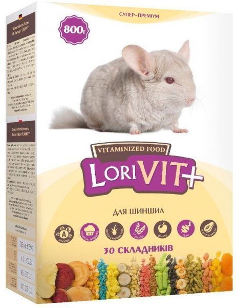 Корм Лорі вітамінізований для шиншил Лорвіт + Фл 037
