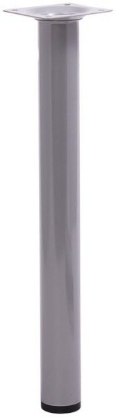 Мебельная ножка Larvij L61R30MS30 d30x300 мм срібляста 