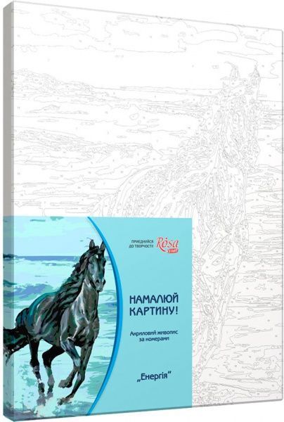 Набор, техника акриловый живопись Энергия Rosa Start 