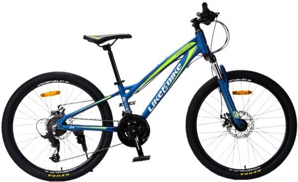 Велосипед Like2bike підлітковий Adrenalin синій A202406