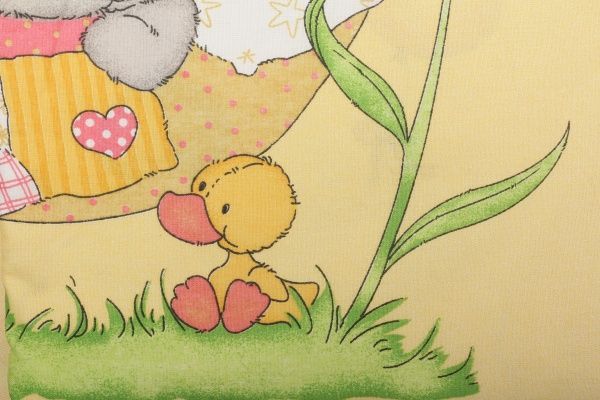 Комплект постельного белья СЕЛЕНА Бэмби светло-желтый 