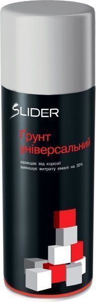 Грунт аэрозольный SLIDER серый мат 400 мл