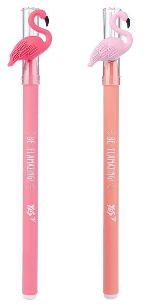 Ручка масляная YES Caribbean flamingo 0,7 мм цвет в ассортименте 412003 