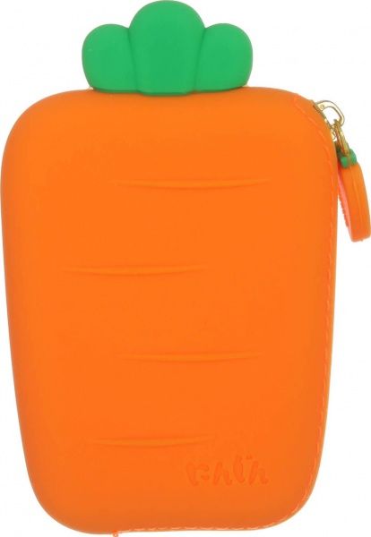 Пенал Морковка для зайчика зелено-оранжевый