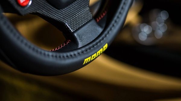 Чехол на руль MOMO SWC010BR черный с красным