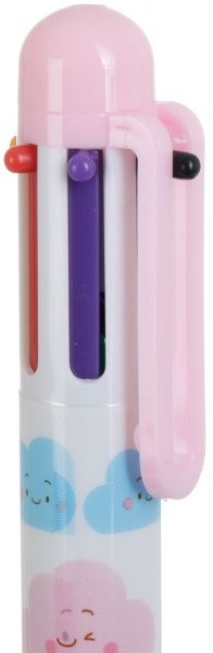 Ручка шариковая Веселый котенок 6 цветов 