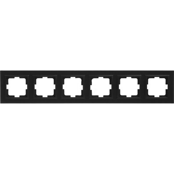 Рамка шестимісна Mono Despina універсальна графіт 102-200000-166