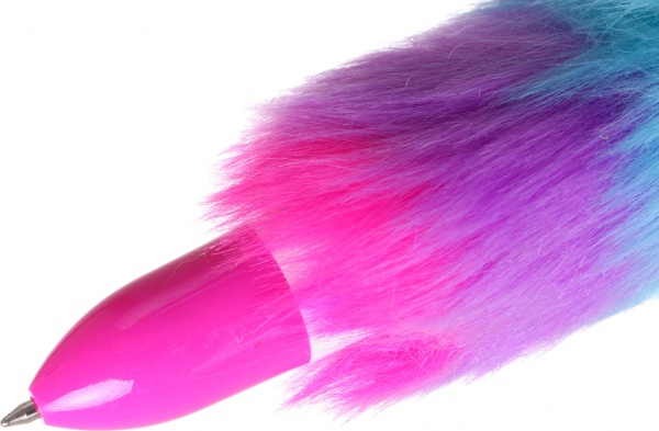 Ручка кулькова Райдужна рожева 