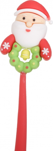 Ручка гелевая Друзья Санты красный 