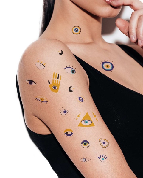 Тату тимчасове TATTon.me Hypno Eyes mix