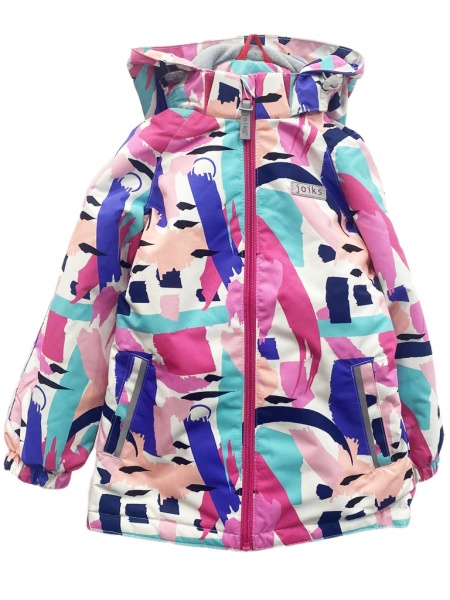 Куртка дитяча для дівчаток JOIKS р.104 рожевий EW-83/104 