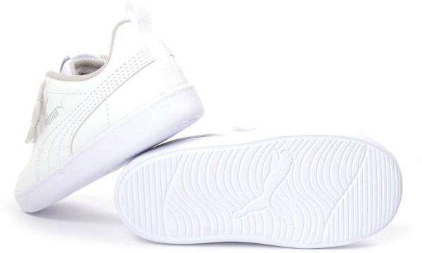 Кросівки Puma COURTFLEX V2 V INF PEACOAT-HIGH RISK 37154404 р.22 білий