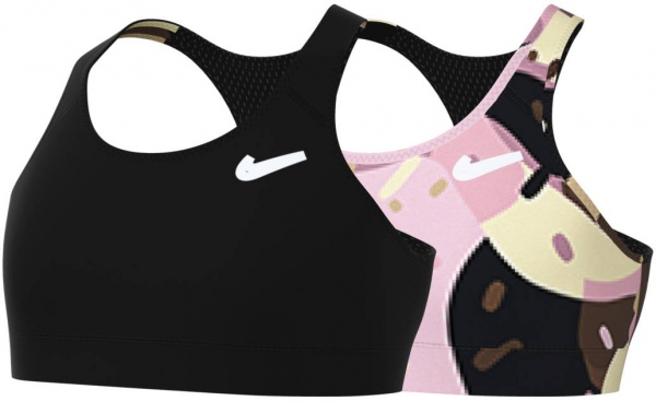 Бра Nike G NK SWOOSH REV BRA PER AOP DQ8904-204 р.L різнокольоровий
