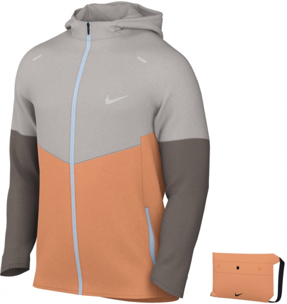 Ветровка Nike M NK RPL UV WINDRNNER JKT CZ9070-012 р.S серый