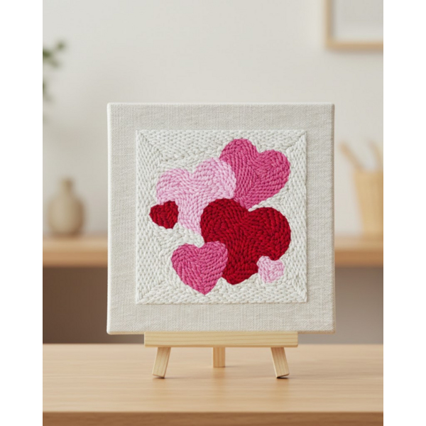 Набор для ковровой вышивки Brushme Любовь в стежках