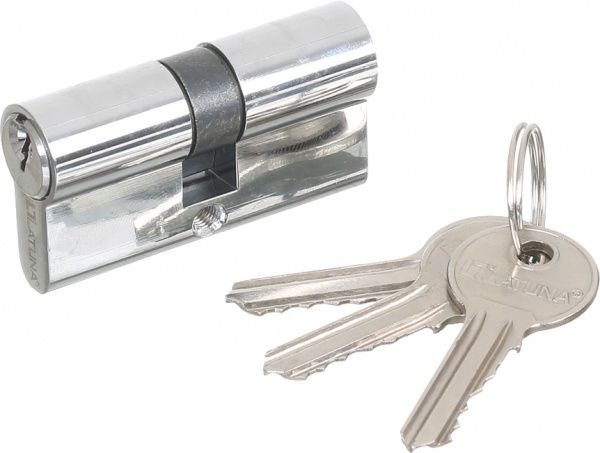 Замок врезной с ручками Kumru SN/CP PZ 62 мм никель