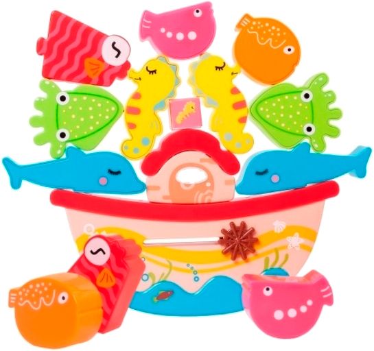 Ігровий набір Bebelino гра-баланс корабель з тваринами 58151
