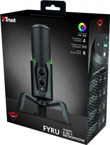 Микрофон Trust GXT 258 Fyru USB 4-in-1 Streaming Microphone