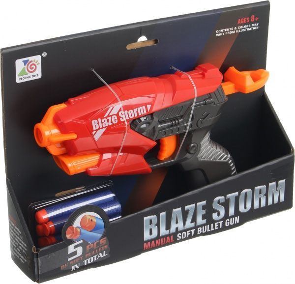 Игрушечное оружие Blaze Storm бластер + 5 патронов ZC7098