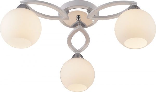 Люстра потолочная Altalusse 3x40 Вт E27 хром/белый INL-9328C-03 