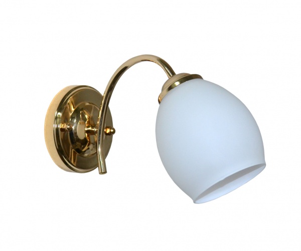 Бра Геотон A489-1А 1x60 Вт E27 золото 48808 