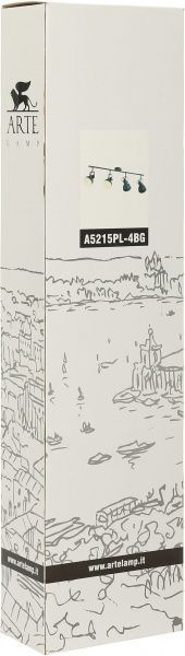 Спот Arte Lamp Martin 4x40 Вт E14 старая медь A5215PL-4BG 