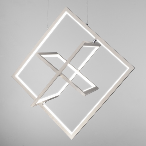 Підвіс Strotskis Maya LED 50 Вт білий/срібло 90224/3 (срібло) 