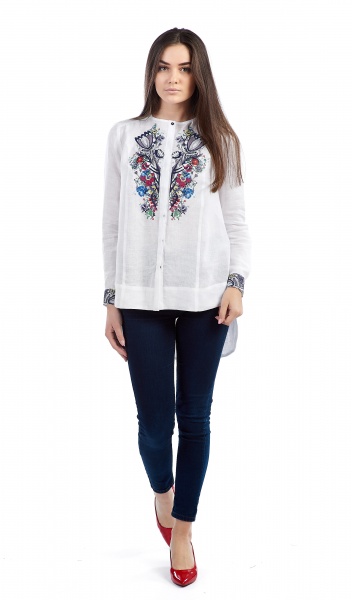 Вишиванка Едельвіка білий р. XS 978-18/00 