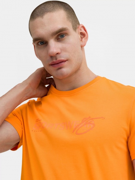 Футболка 4F TSHIRT M0991 4FAW22TTSHM0991-70S р.M помаранчевий
