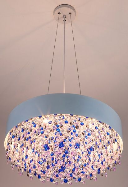 Люстра підвісна Strotskis Elisa 4x60 Вт E14 хром/білий 286/4 