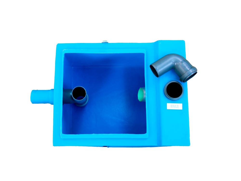 Жировловлювач 50 л з касетою 340x300х340 мм поліетилен