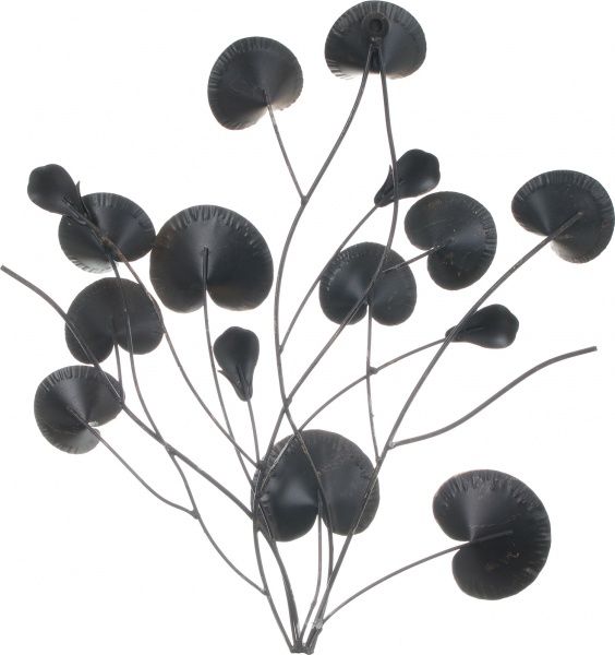 Декор настенный Lola 47,6x47 см серо-золотистый 