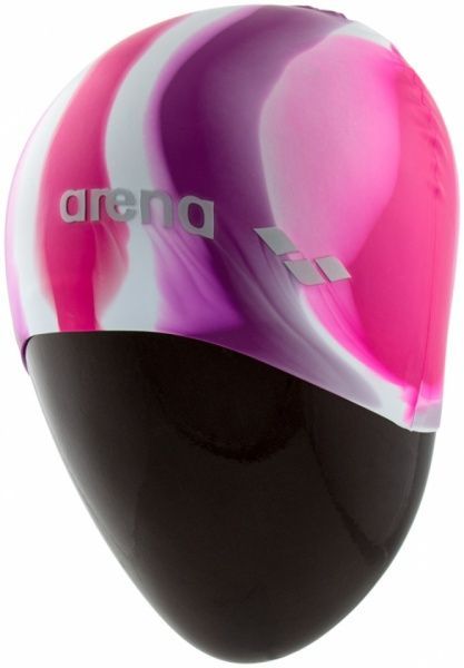 Шапочка для плавания Arena POP ART 91659-25 one size розовыйфиолетовый