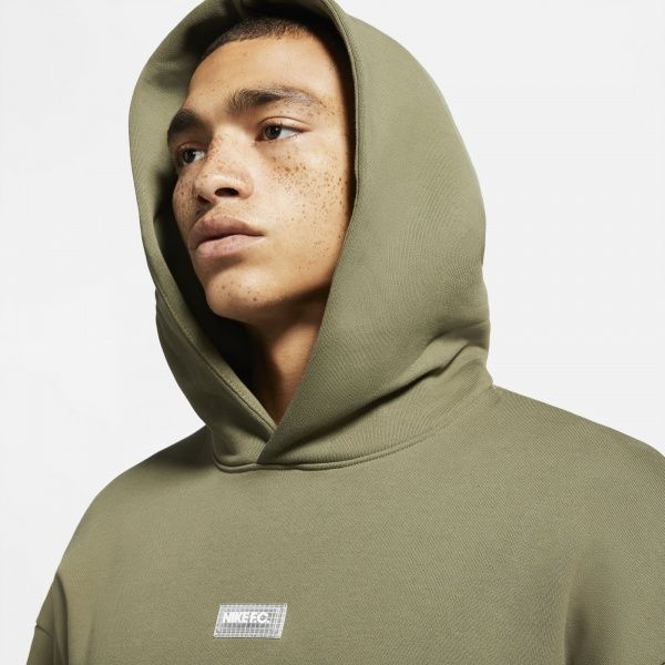Джемпер Nike M NK FC FLEECE HOODIE CV1490-222 р. S коричневий