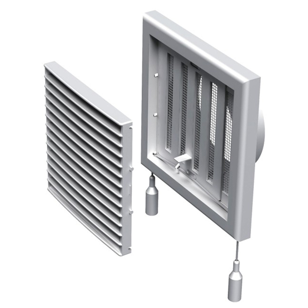 Вентиляционная решетка Vents МВ ВРс 154х154 мм