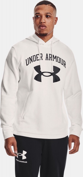 Джемпер Under Armour UA RIVAL TERRY BIG LOGO HD 1361559-112 р. XL светло-серый
