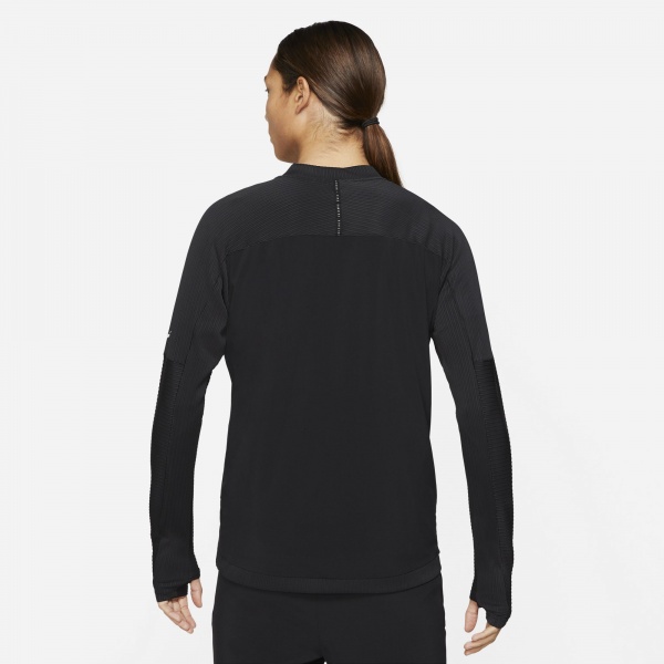 Джемпер Nike M NK DF RUN DVN ELEMENT FZ DD4929-010 р. XL черный