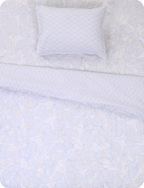 Комплект постільної білизни Vitre полуторний сірий Today 