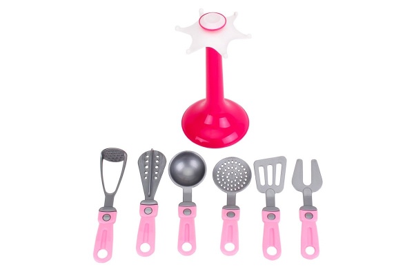 Игровой набор ТехноК кухонные принадлежности на стойке 6726