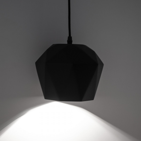 Світильник підвісний Luminaria 1x60 Вт E27 чорний DENVER P2205 BK 