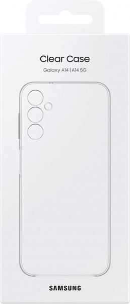 Чехол-накладка Samsung Clear Case Transparent для A14 (EF-QA146CTEGRU)