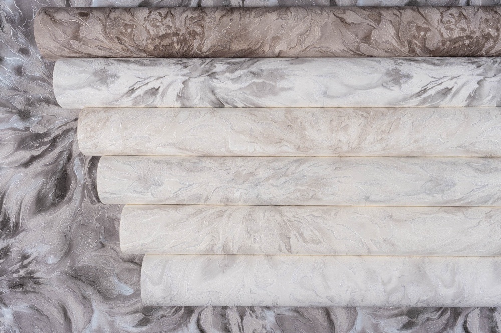 Обои виниловые на флизелиновой основе Славянские обои Le Grand platinum Фиора 8743-01 1,06x10,05 м