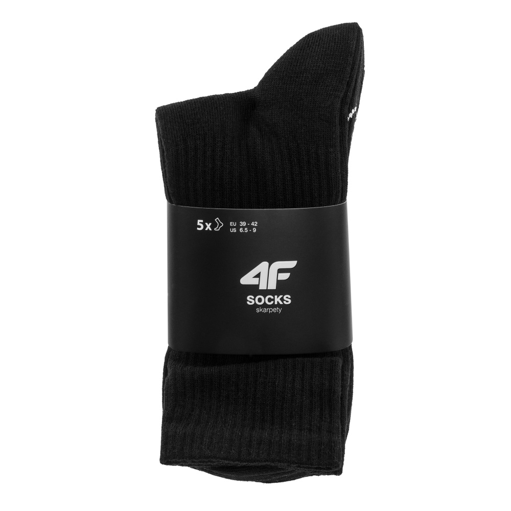 Шкарпетки 4F SOCKS CAS M481 (5pack) 4FWMM00USOCM481-20S р.39-42 чорний 5 шт.