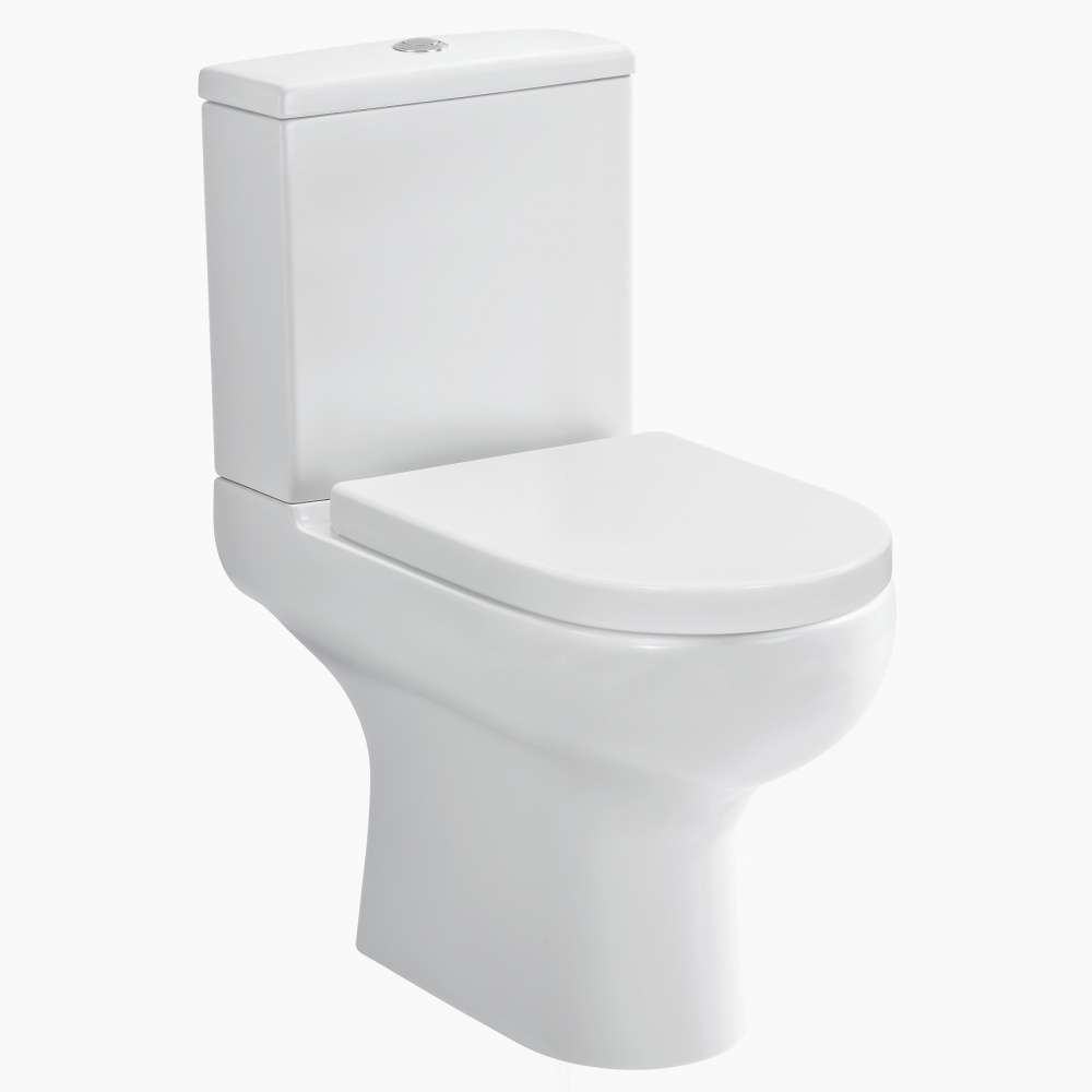 Унітаз-компакт EGO FUSION з сидінням Duroplast soft-close, 62*37*80см