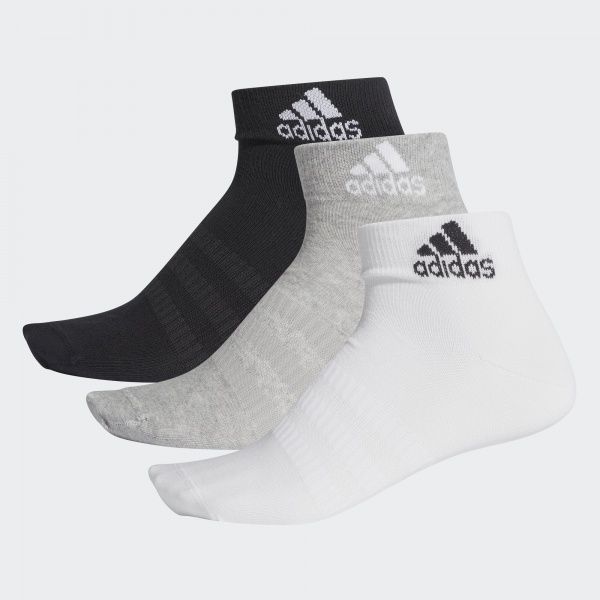 Носки Adidas LIGHT ANK 3PP DZ9434 серый р.M