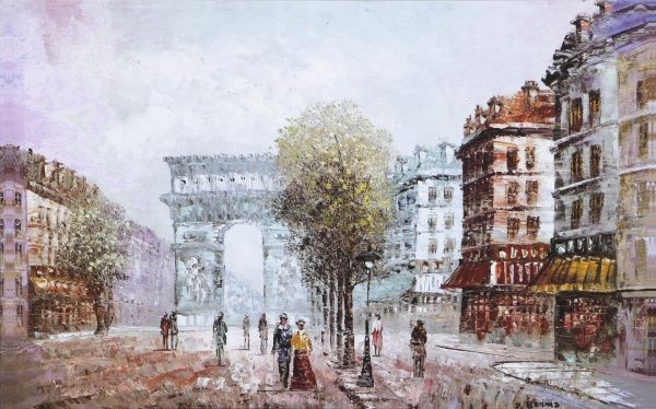 Репродукция Paris2 58-13 80x50 см 