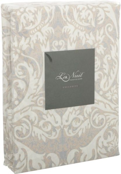 Комплект постельного белья Exclusive Ampire 2 белый с бежевым La Nuit 