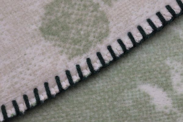 Плед Whisper 150x200 см зелений/світло-сірий Wohndecke 