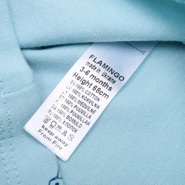 Комплект ясельний орігамі 675-222-16 ментоловий р.68 