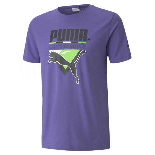 Футболка Puma TFS Graphic Tee 59761472 M фиолетовый